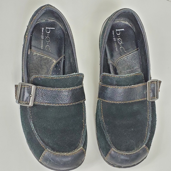 Born Jami leather buckle slip on shoes size 6 - Picture 2 of 9
